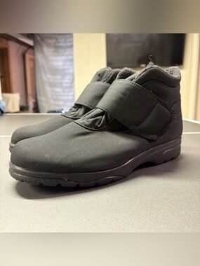 Toe Warmers Boots Womens Size 12 Black Winter Ankle Shoes Fleece Lined Canada